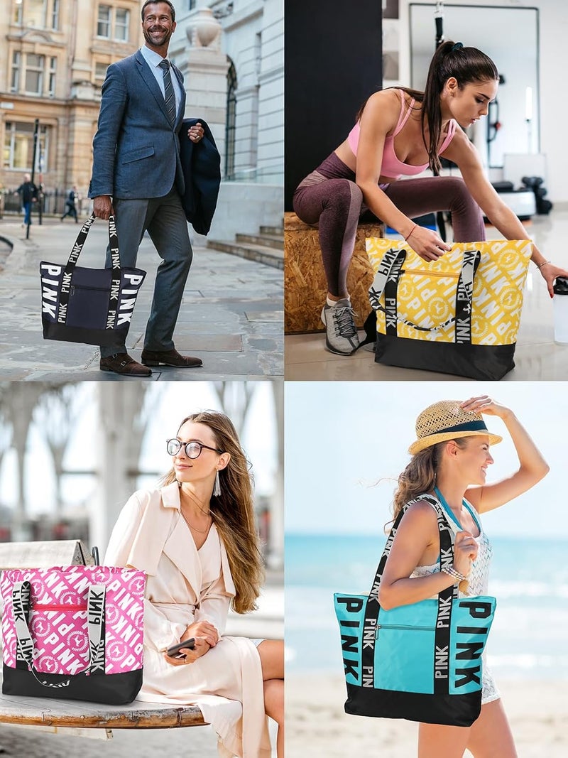MOPERIL Travel Tote Bags for Women, Waterproof Beach Bag Spend the Night Bags for Women, Travel & Overnight Bag - Image 5